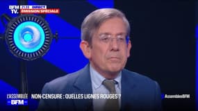 "Si on n'y arrive pas, on s'enfonce dans la crise et le chaos politique dans lequel on s'enfonce, on en sort toujours par un régime autoritaire", prévient Charles de Courson, député Liot