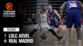 Résumé : ASVEL 71-74 Real Madrid - Euroleague