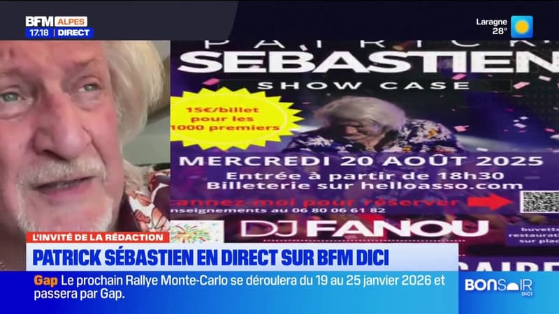 La Motte-du-Caire va accueillir Patrick Sébastien pour un concert en août