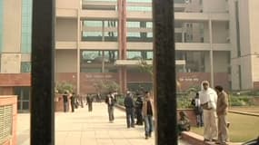 Le tribunal de New Delhi où les cinq accusés ont comparu lundi pour la première fois.