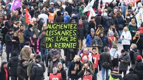 La manifestation contre la réforme des retraites, le 31 janvier 2023, à Paris