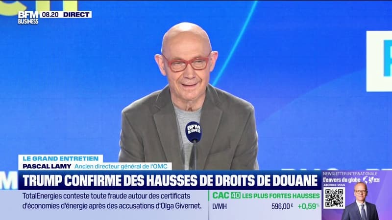 Hausse des droits de douane aux Etats-Unis: Pascal Lamy, ancien directeur général de l'OMC s'exprime