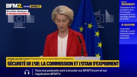 Défense européenne: Ursula von der Leyen souhaite "le fonctionnement immédiat du mur de drones"
