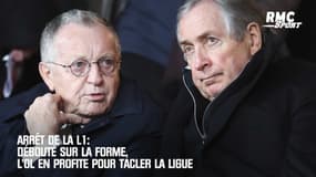 Arrêt de la L1: Débouté sur la forme, l'OL en profite pour tacler la Ligue 