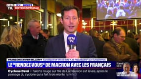 Conférence de presse d'Emmanuel Macron: "Nous n'attendons plus des mots de la part du président de la République, nous attendons d'abord des actes", affirme l'eurodéputé (LR) François-Xavier Bellamy