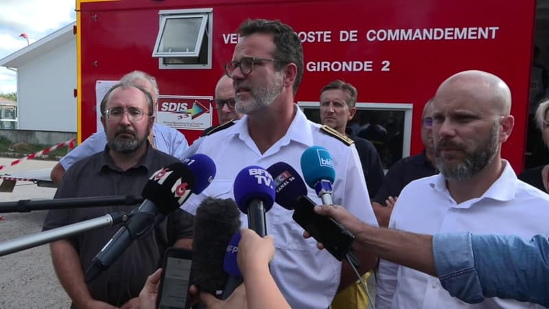 Gironde: le sous-préfet annonce que l'incendie de Saumos est 