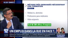 "Je traverse la rue, je vous trouve un emploi": Macron a-t-il tort ou raison?