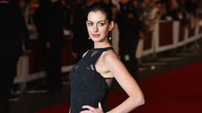 L'actrice américaine oscarisée Anne Hathaway, ici le 27 septembre dernier à Londres, attend son premier enfant. 