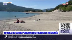 Lac de Serre-Ponçon: malgré la sécheresse, les touristes sont au rendez-vous