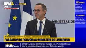 Bruno Retailleau assure qu'il continuera "à servir la Nation (...) tout aussi librement" lors de son départ du ministère de l'Intérieur