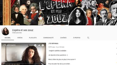 Mia Mandineau et sa chaîne L'opéra et ses zouz.