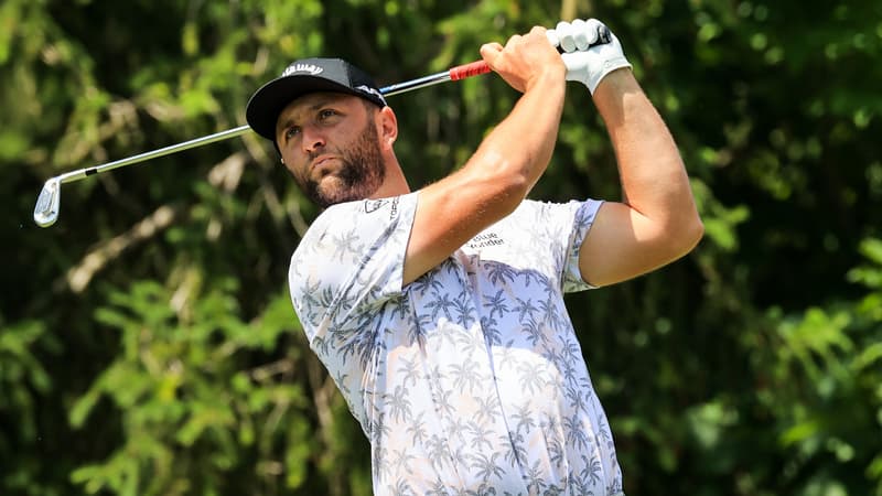 Golf: leader du Memorial Tournament, Rahm en larmes après son abandon pour un test positif au Covid