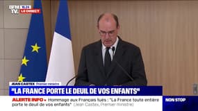 Hommage aux Français tués: Jean Castex déclare que "seul le mal peut tendre un guet-apens à des innocents"