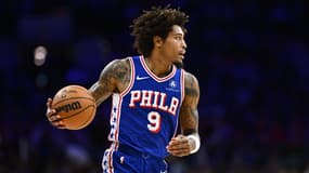 Kelly Oubre avec les Sixers de Philadelphie lors de la saison 2023-2024.
