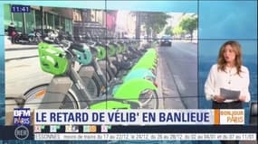 En banlieue parisienne, Vélib' toujours à la traîne 