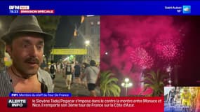 Nice: spectacle de drone inoubliable et feu d'artifice pour le passage du Tour de France