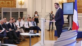 Christophe Castaner lors du séminaire organisé place Beauvau ce lundi 17 juin 2019.