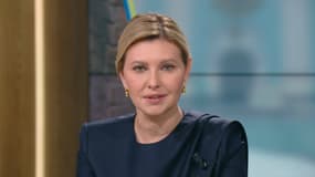 Olena Zelenska, le 12 décembre 2022, sur BFMTV