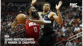 NBA:  Quand Antetokounmpo et Harden se chauffent 