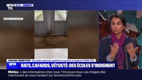 Sophie Vénétitay (secrétaire générale adjointe du syndicat enseignent SNES-FSU), sur la vétusté d'écoles en Seine-Saint-Denis: "Le bâti scolaire est un enjeu fondamental pour bien étudier"