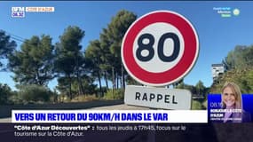 Var: vers un retour au 90 km/h sur les routes 