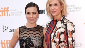 Linda Cardellini et Kristen Wiig, en septembre 2014 au festival du film de Toronto.