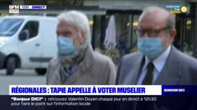Régionales en Paca: Bernard Tapie appelle à voter Renaud Muselier