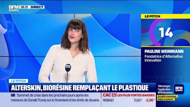 Le Pitch : Alterskin, biorésine remplaçant le pastique - 19/01