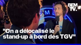   Le "TGV Inoui Comedy club", le spectacle d'humour à bord d'un train