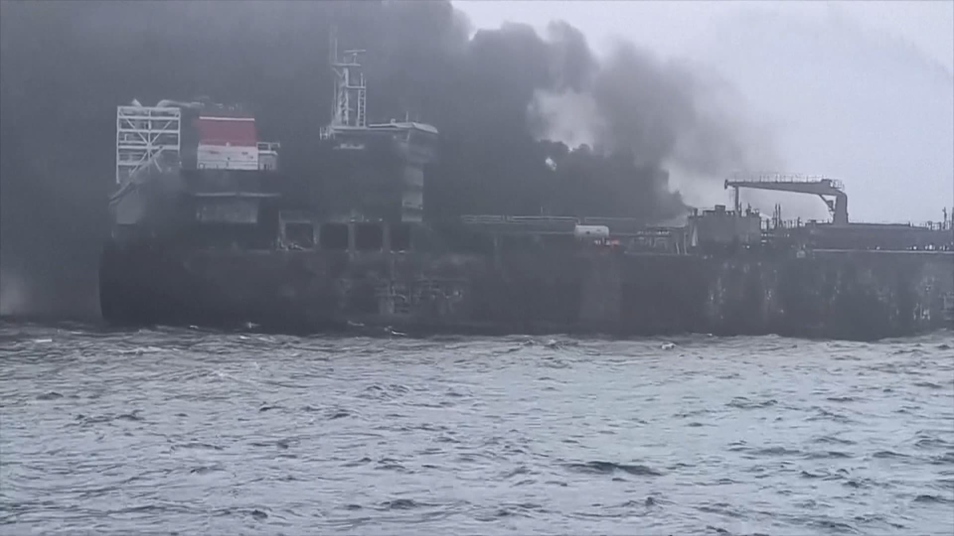 Un pétrolier (Stena Immaculate) et un porte-conteneur sont entrés en collision dans la mer du Nord lundi 10 mars 2025. Un pétrolier (Stena Immaculate) et un porte-conteneur sont entrés en collision dans la mer du Nord lundi 10 mars 2025.