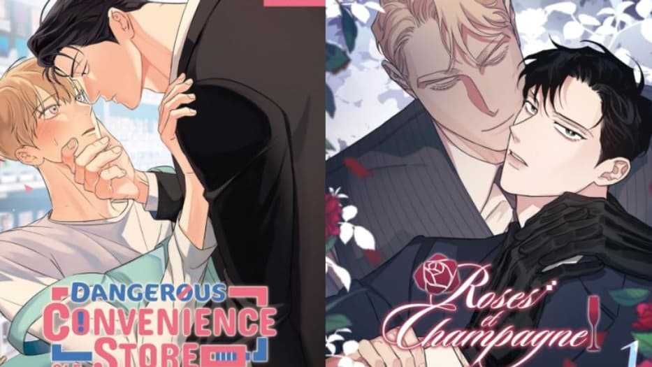 Couvertures des BL "Dangerous Convenience Store" et "Roses et Champagné