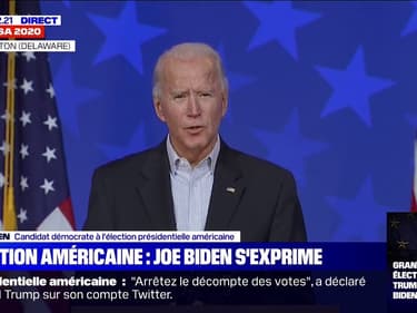 Joe Biden: "Chaque bulletin doit être comptabilisé"