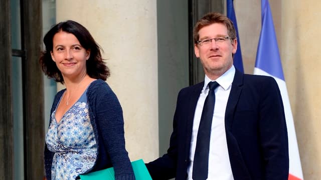 Cécile Duflot et Pascal Canfin, les ministres EELV du gouvernement.
