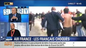 Sondage Elabe: 75% des Français se disent choqués par les violences au sein d'Air France