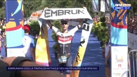 Déjà vainqueur l'an dernier, Louis Richard remporte l'Embrunman 2025