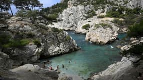 La calanque de Sugiton, dans le parc national des Calanques de Marseille, le 24 juin 2022