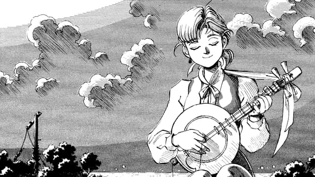 Une page du manga "Escale à Yokohama"