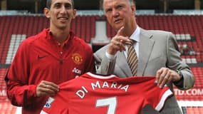 Angel Di Maria et Louis van Gaal