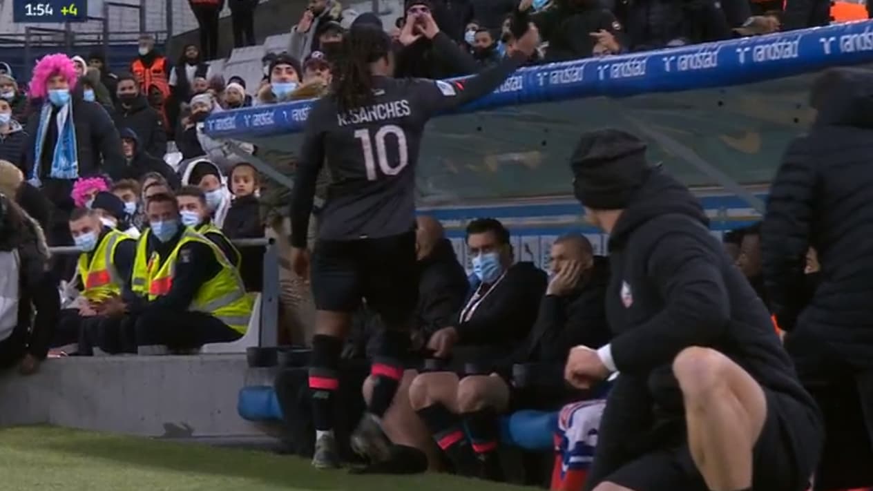 OMLille le doigt d’honneur de Renato Sanches aux supporters marseillais