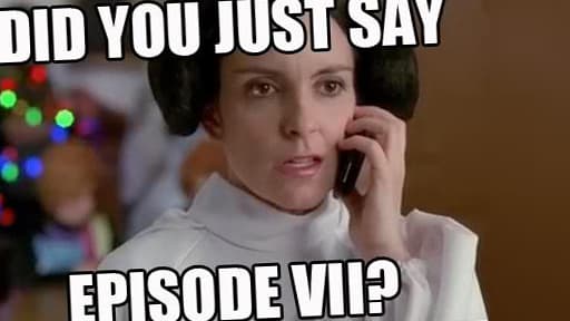 La princesse Leia ne s'attendait pas à devoir rempiler pour un nouvel épisode...