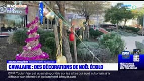 Cavalaire: des décorations de Noël à base d'objets récupérés