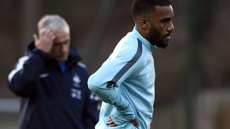 Didier Deschamps et Alexandre Lacazette