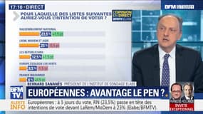 Sondage Elabe pour les européennes: la liste RN passe devant celle de LaREM