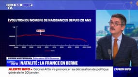 Natalité: moins de 700.000 naissances en France en 2023, une première depuis la Seconde Guerre mondiale