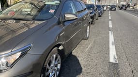 Une action des chauffeurs VTC a eu lieu ce mardi 30 janvier 2024 à Marseille