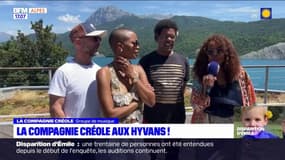  Hautes-Alpes: le groupe " La Compagnie Créole" a donné un concert aux Hyvans 
