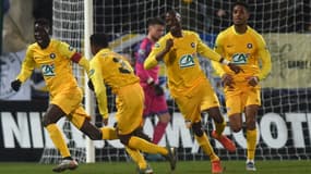 La joie des joueurs de Pau