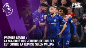 Premier League : La majorité des joueurs de Chelsea est contre la reprise selon Willian