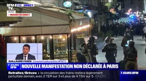 Manifestation non déclarée à Paris: 6 personnes interpellées