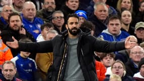 Ruben Amorim pour sa première sur le banc de Manchester United en Premier League, 24 novembre 2024